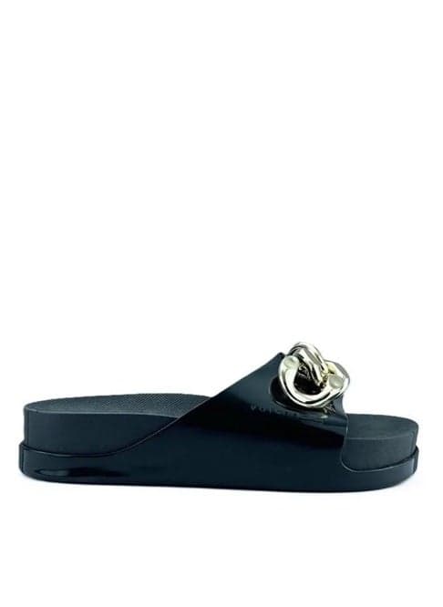 Slide Soul Corrente 2K Black-Gold Elegance Sandals - Image 1