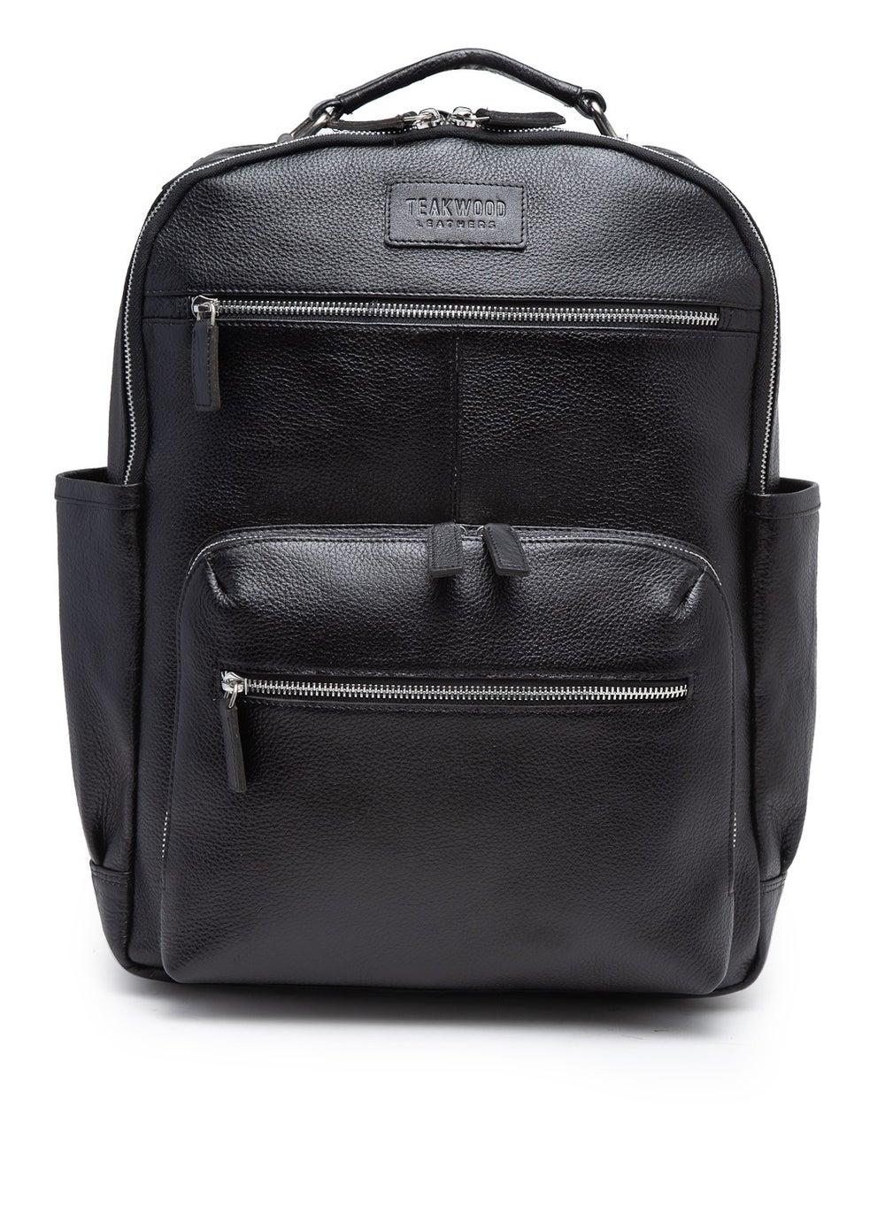 TEAKWOOD Genuine Leather Executive Backpack for Men - Image 1