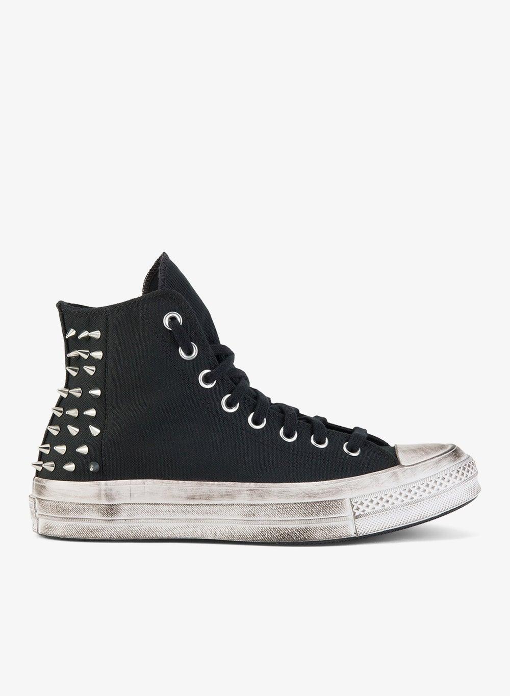 Converse Women's Chuck 70 Studded Black Low-Tops - Image 1
