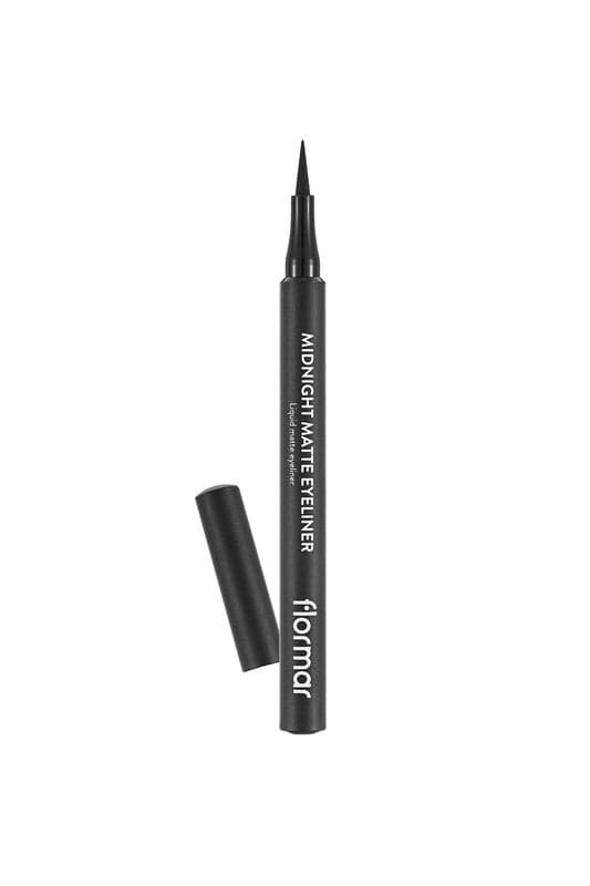 Flormar Midnight Matte Eyeliner - Intense Black - Image 1