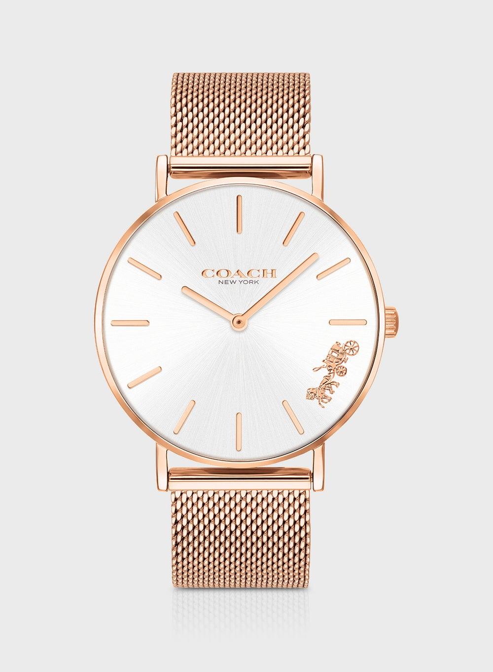 COACH PERRY Women's Elegant Gold-Tone Timepiece - Image 1