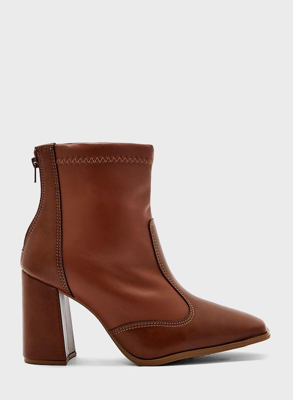 Chic Comfort Ankle Boots - Elevate Your Daily Ensemble - Image 1