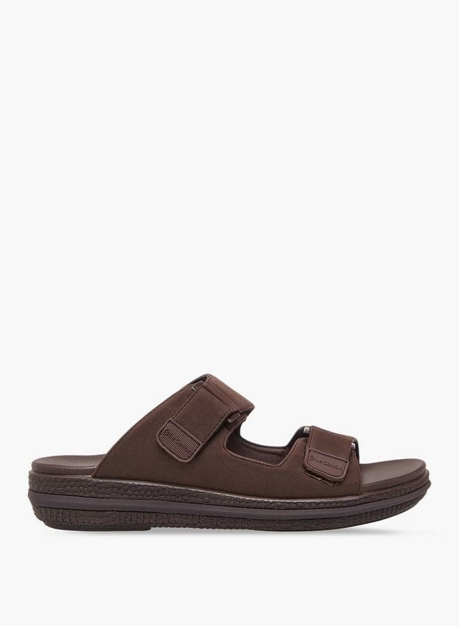 Tw 706 Men's Textured Brown Slip-On Sandals: Ultimate Comfort - Image 1