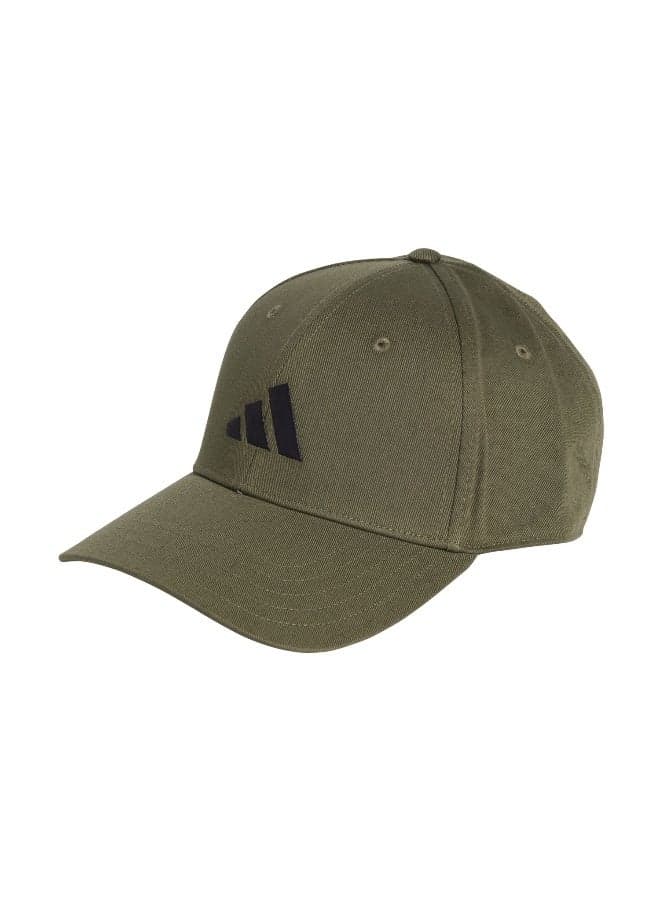 Adidas OLISTR/BLACK Unisex Cotton Baseball Cap with 3 Bar Logo - Image 1