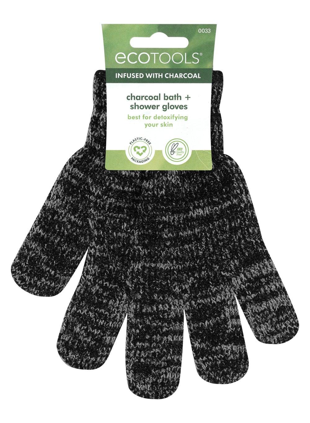 EcoTools Charcoal Exfoliation Gloves: Deluxe Skin Detox - Image 1