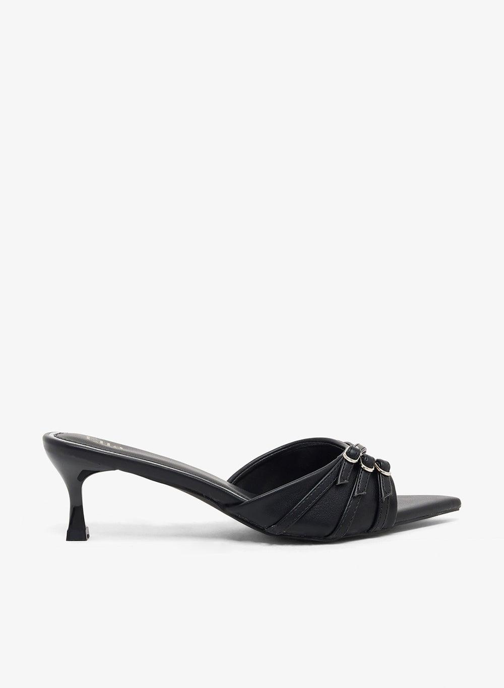 Elegant Black Heeled Pumps Vhl1923579 - Sleek Sophistication - Image 1
