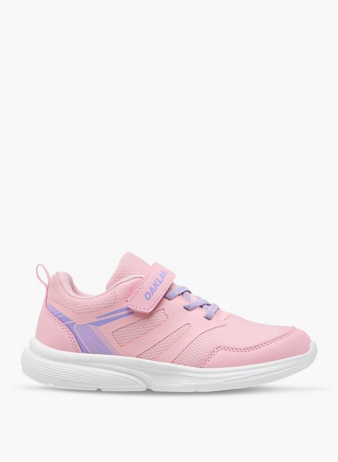 Jd240013Gp Premium Girls' Pink Panelled Sports Sneakers - Image 1