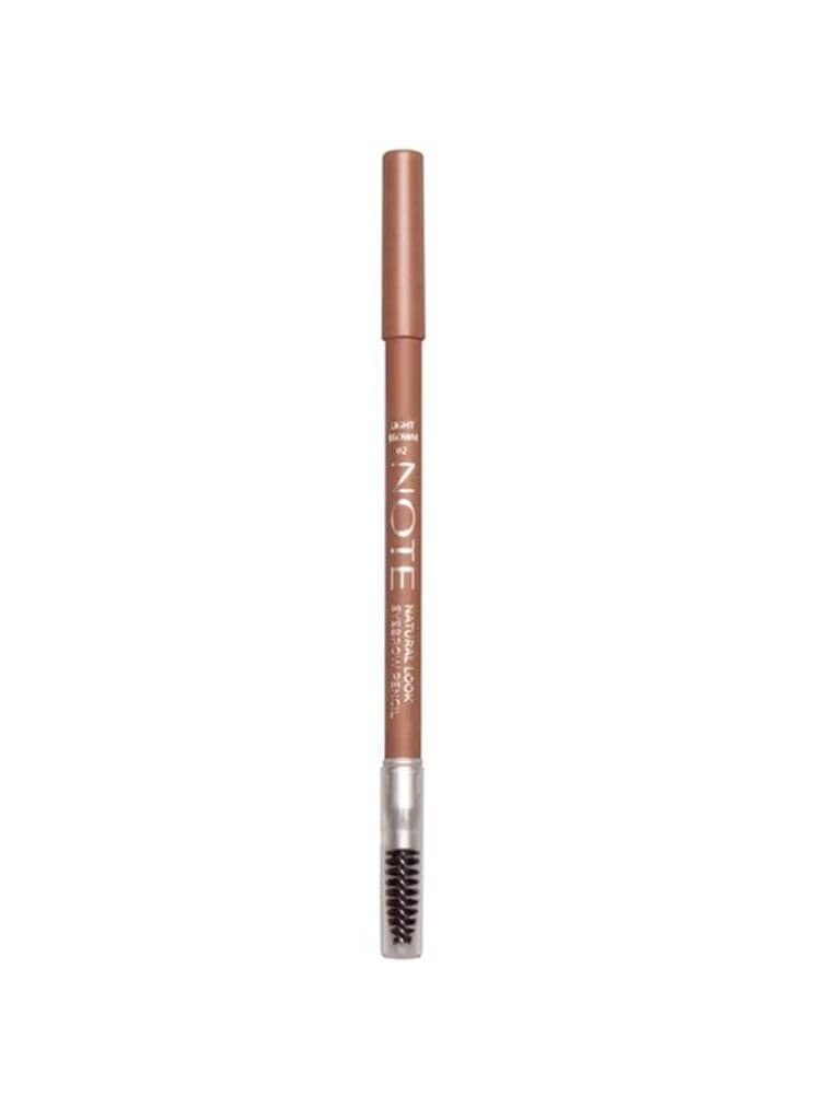 Note Brow Artist Pencil 02 Light Brown - Define & Refine - Image 1