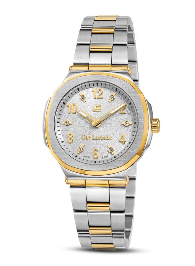 Elegant Charlie 33mm Ladies Swiss Watch - Guy Laroche Dual-Tone - Image 1