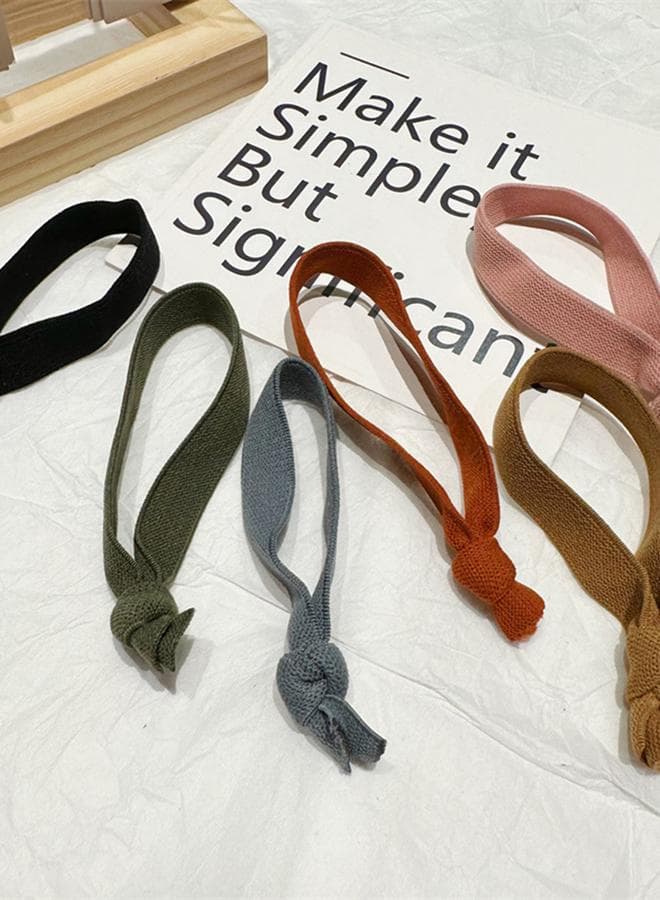 Styli Set of 6 Elegant Hair Ties - Embrace Casual Chic - Image 1