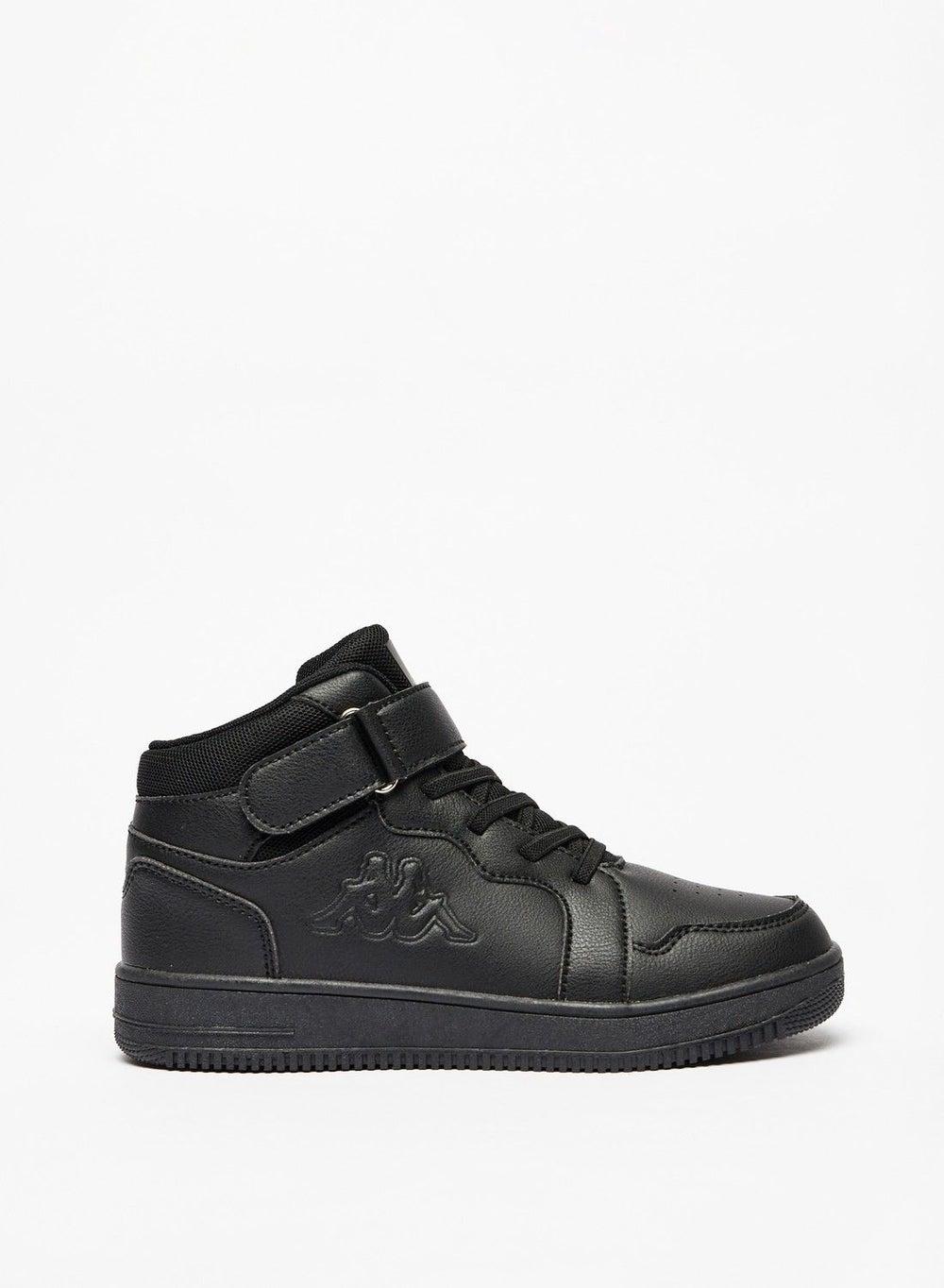 Kappa CK23353BP Black High Top Boys Sneakers - Image 1