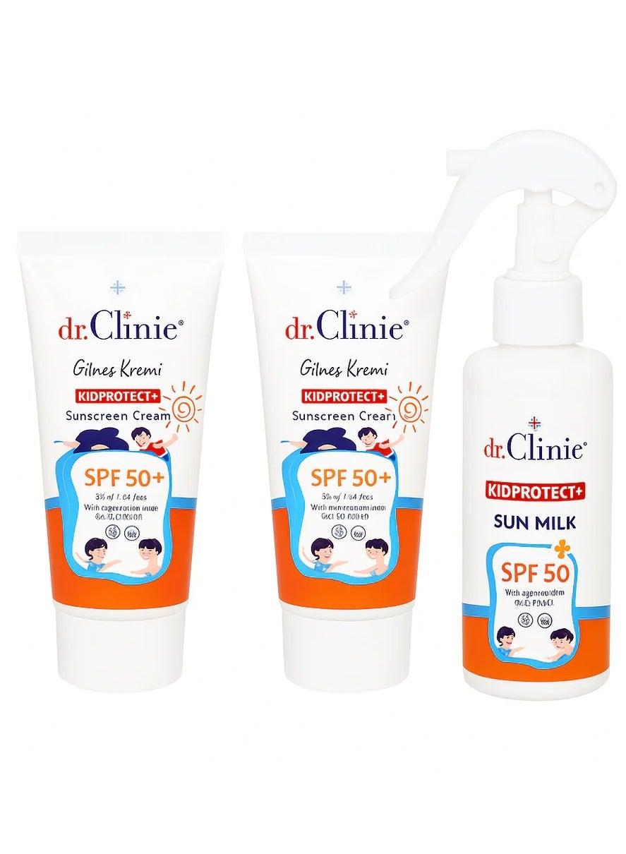 Dr. Clinic Kids Safe Skincare Playtime Protection SPF 50+ Kit - Image 1