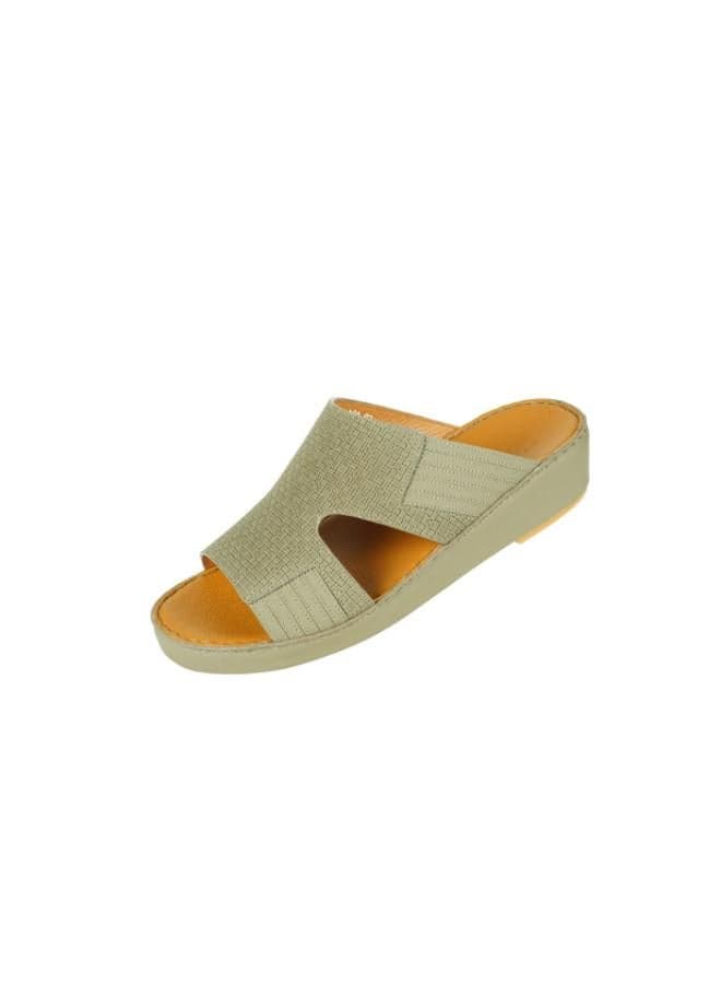 BARJEEL UNO 008-3501 Men's Premium Leather Arabic Sandals - Image 1