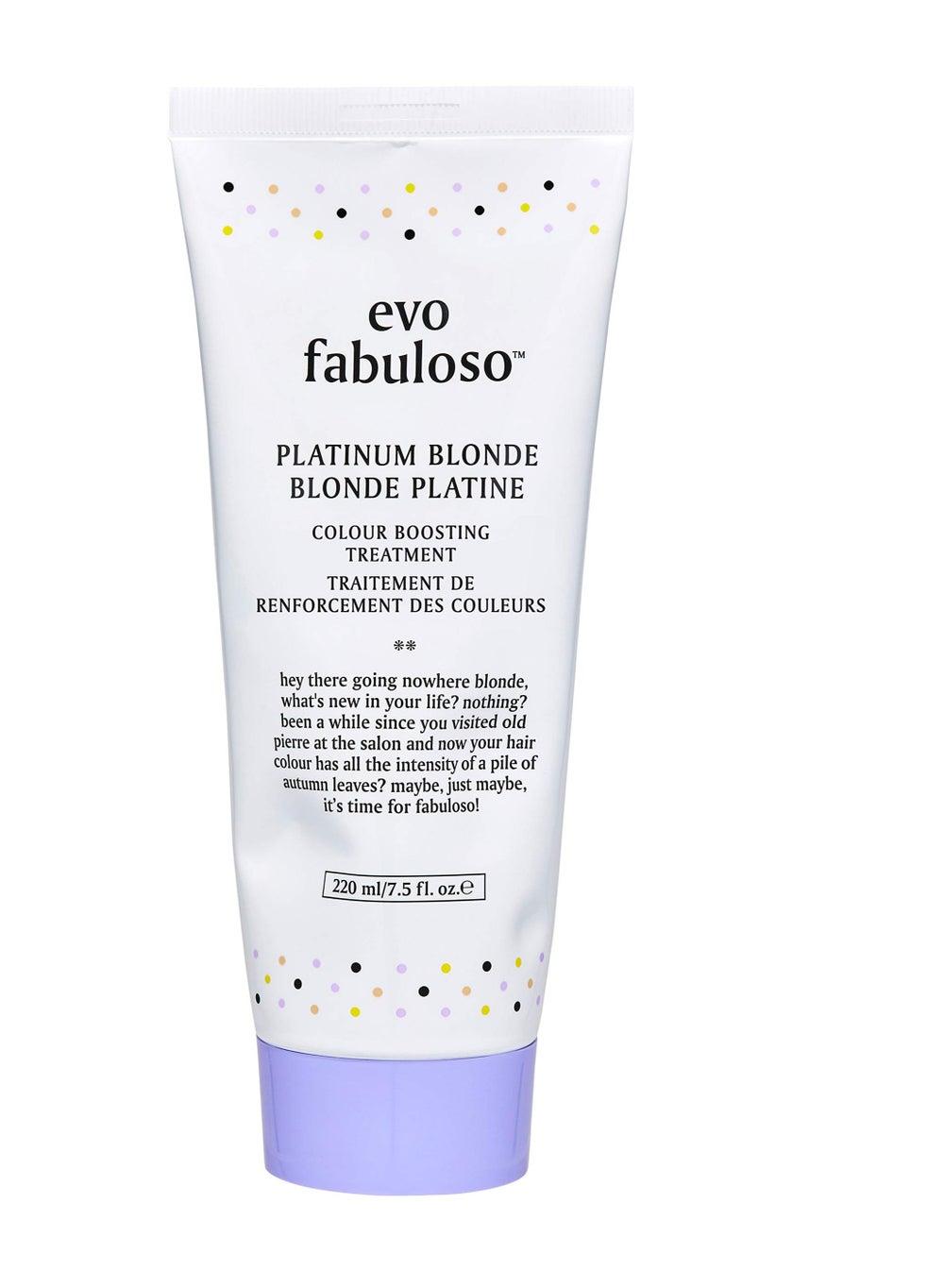 Evo Fabuloso Platinum Blonde 220ml - Luxe Color Boost - Image 1
