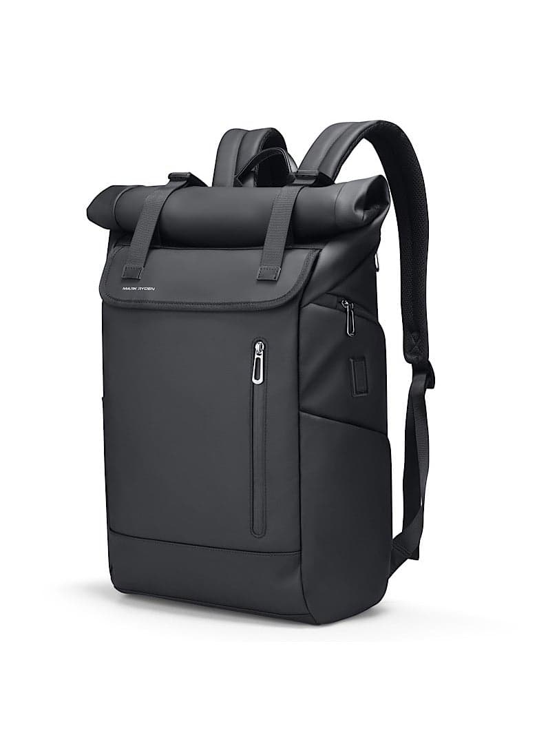 MARK RYDEN Elegant 17.3-Inch Roll-Top Laptop Backpack with USB - Image 1