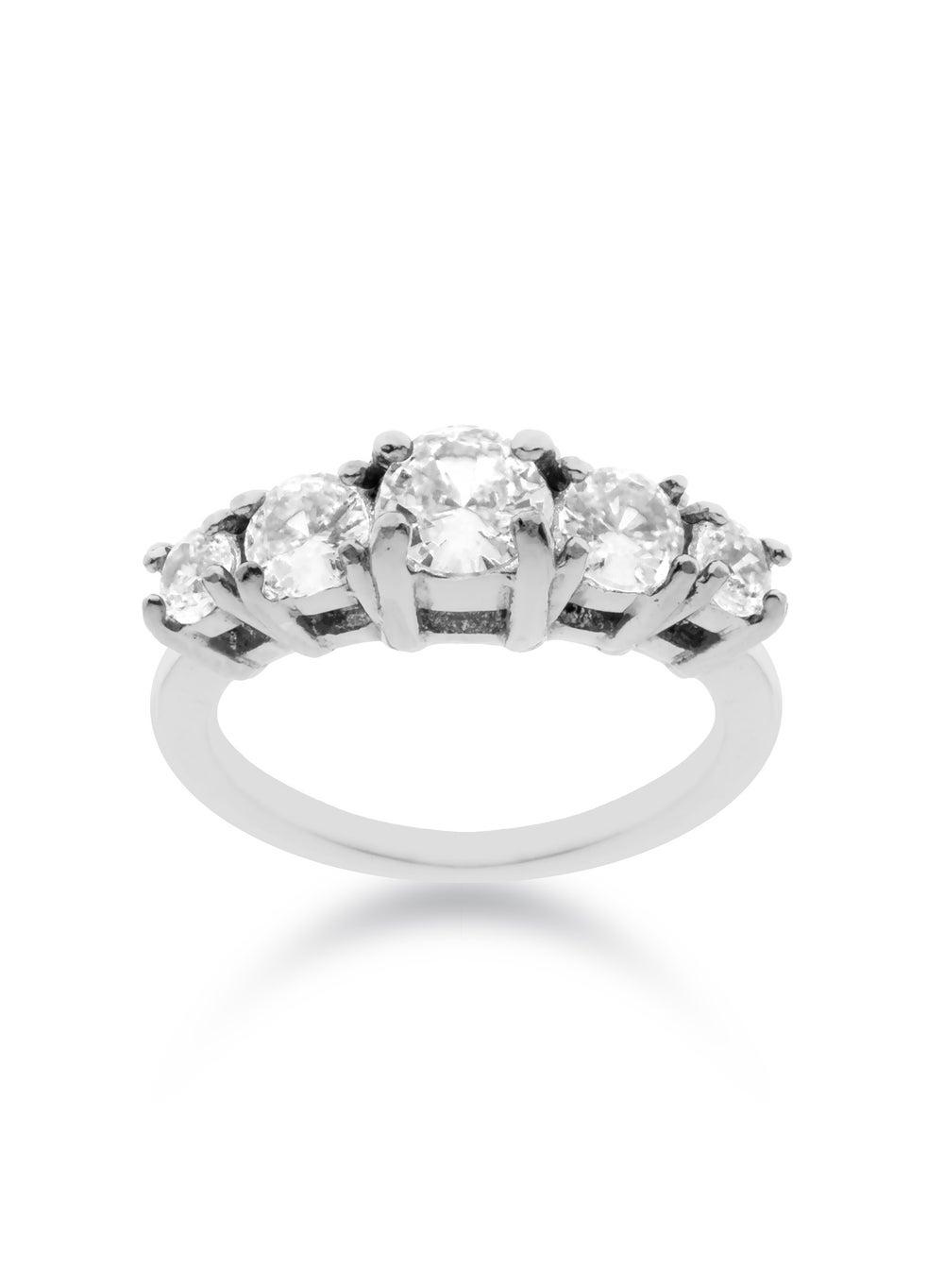 Liu Jo Fede Silver Ring - LJ2429 - Elegance in White for Women - Image 1