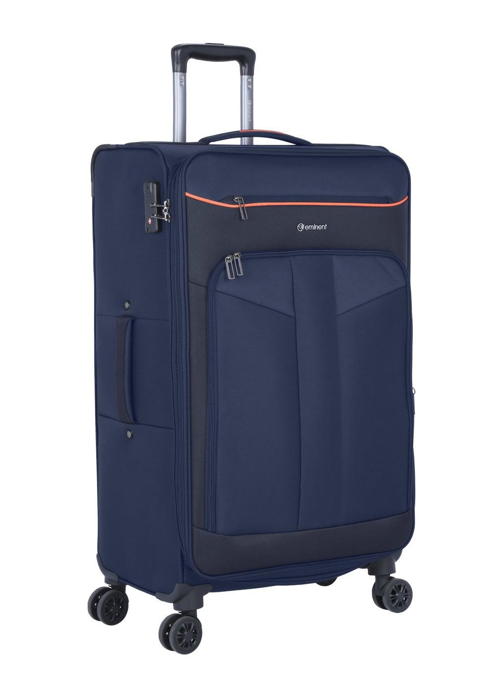Eminent 24 Navy Blue Medium Expandable Soft Travel Trolley E788 - Image 1