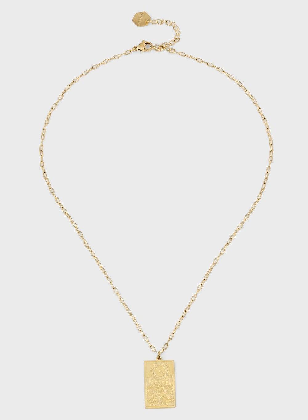 Lady Mauve Akito Moon Pendant — Elegance Redefined - Image 1