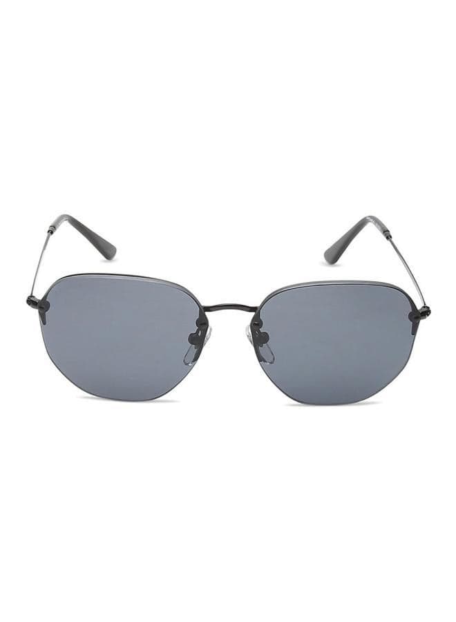 Fastrack M217BK4 Rimless Round Black Sunglasses - 55mm - Image 1