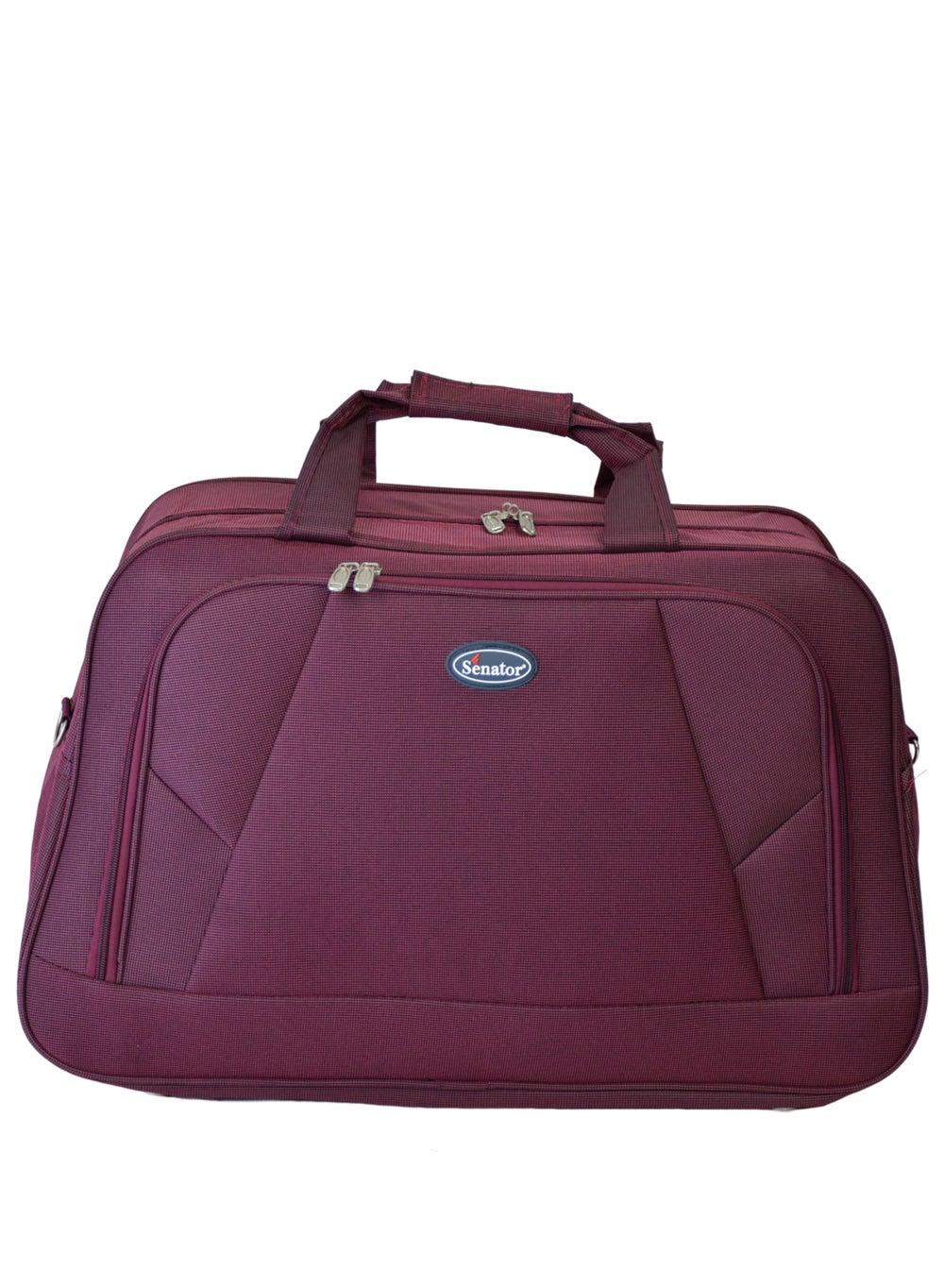 SENATOR 20 Maroon Travel Duffle - Lightweight 34L Water-Resistant Bag - Image 1