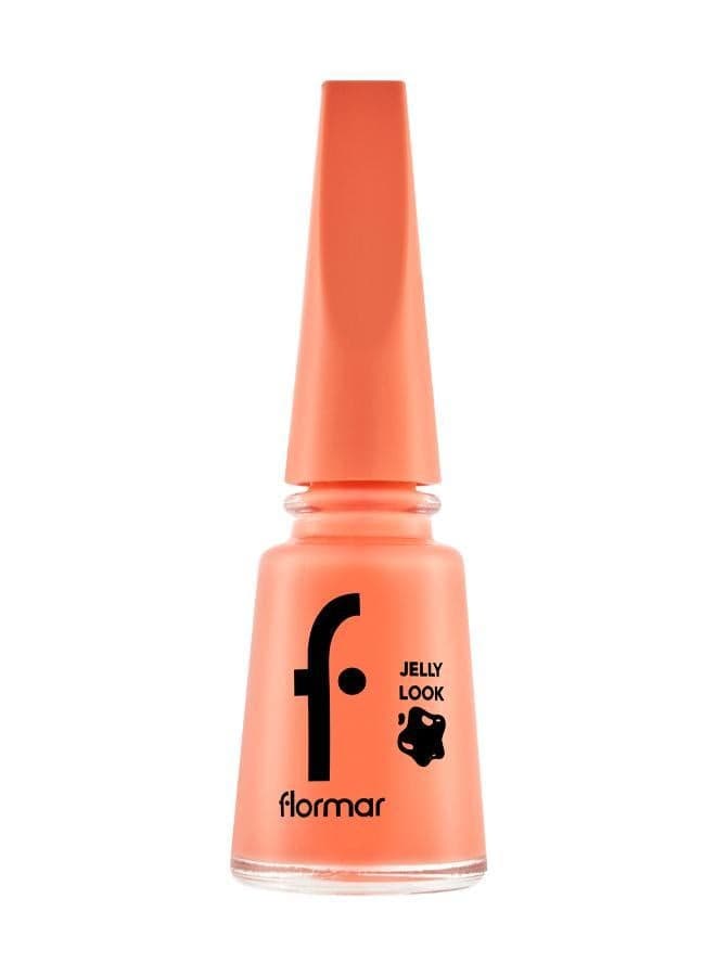 Flormar JL03 Coral Red Jelly Shine Nail Enamel - Image 1