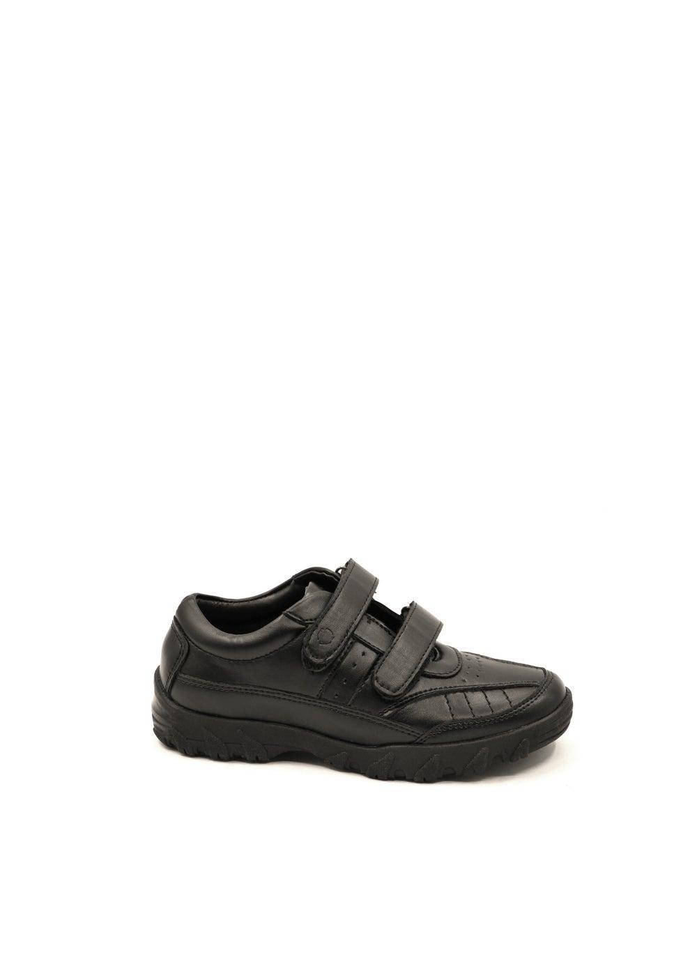 Boys' Classic Black School Shoes with Durable Anti-Slip Sole - Image 1