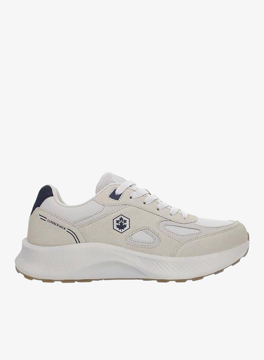 STUART Panelled Lace-Up for Men: Yl Sxgag01 Cream - Image 1