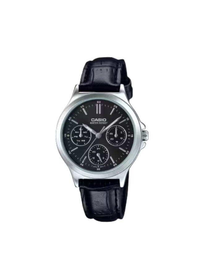 Casio LTP-V300L-1AUDF Elegant Leather Women's Watch - 33.2mm - Image 1
