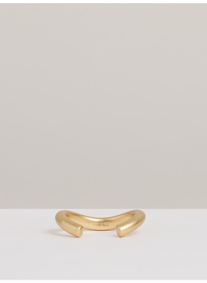REISS Freida Gold-Tone Wave Cuff - Elegance Unleashed - Image 1