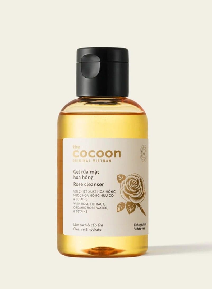 Cocoon Rose Hydration Cleanser 140ml - Gentle Daily Use - Image 1