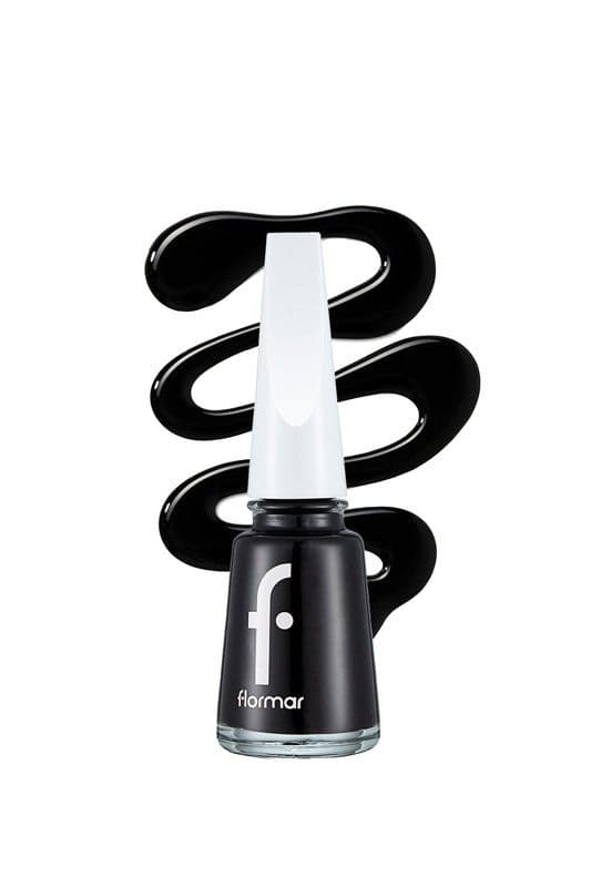 Flormar 313 Black Minimalism Nail Enamel - Image 1