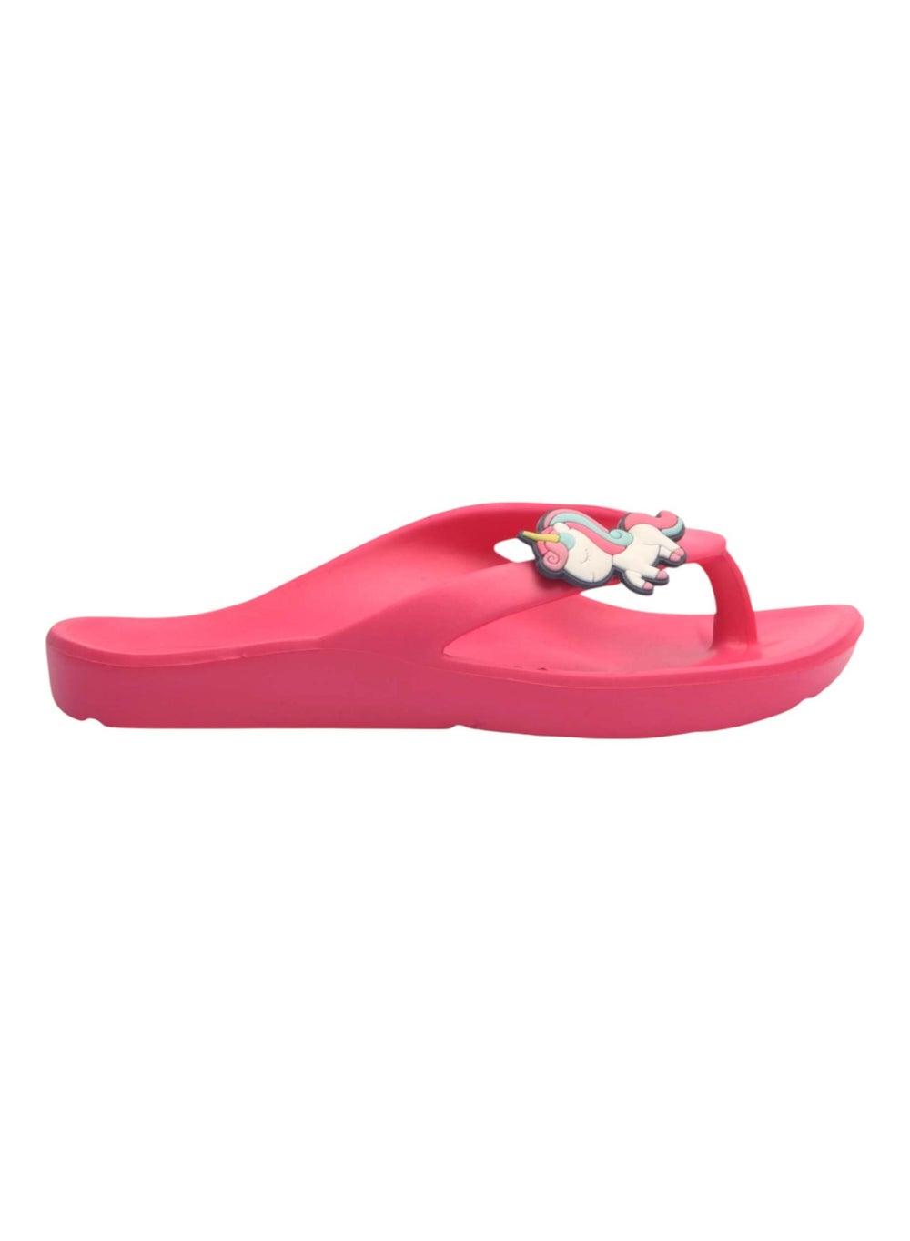 Bubblegummers Pink Playful Kids' Slide Sandals - Image 1