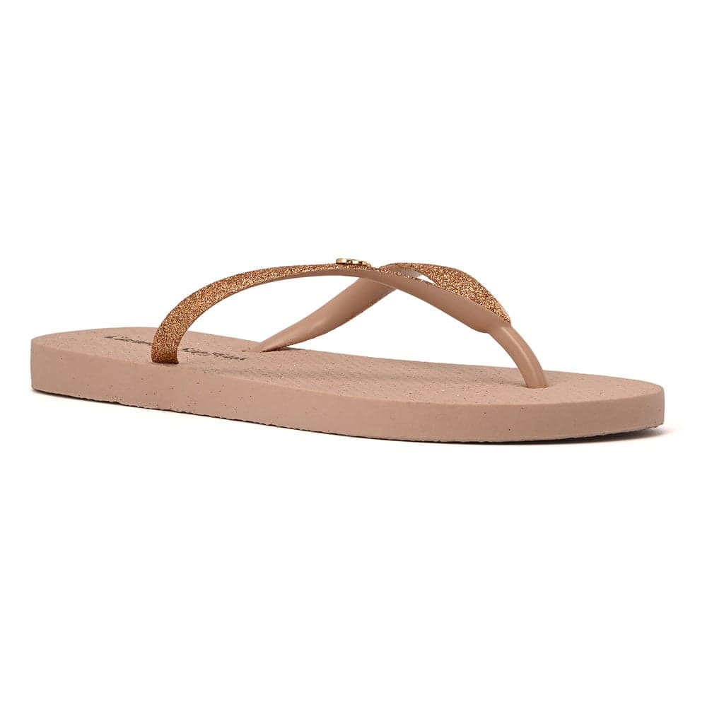Rosé Brilho Elegance Flip-Flops: Luxe Comfort from Brazil - Image 1