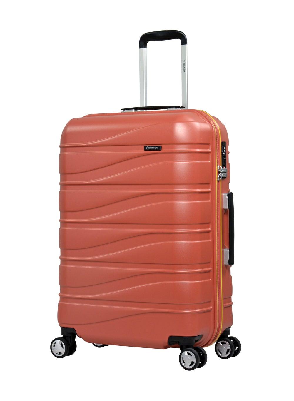 Eminent Brick Red Makrolon Polycarbonate Hard Case Luggage KJ95 - Image 1