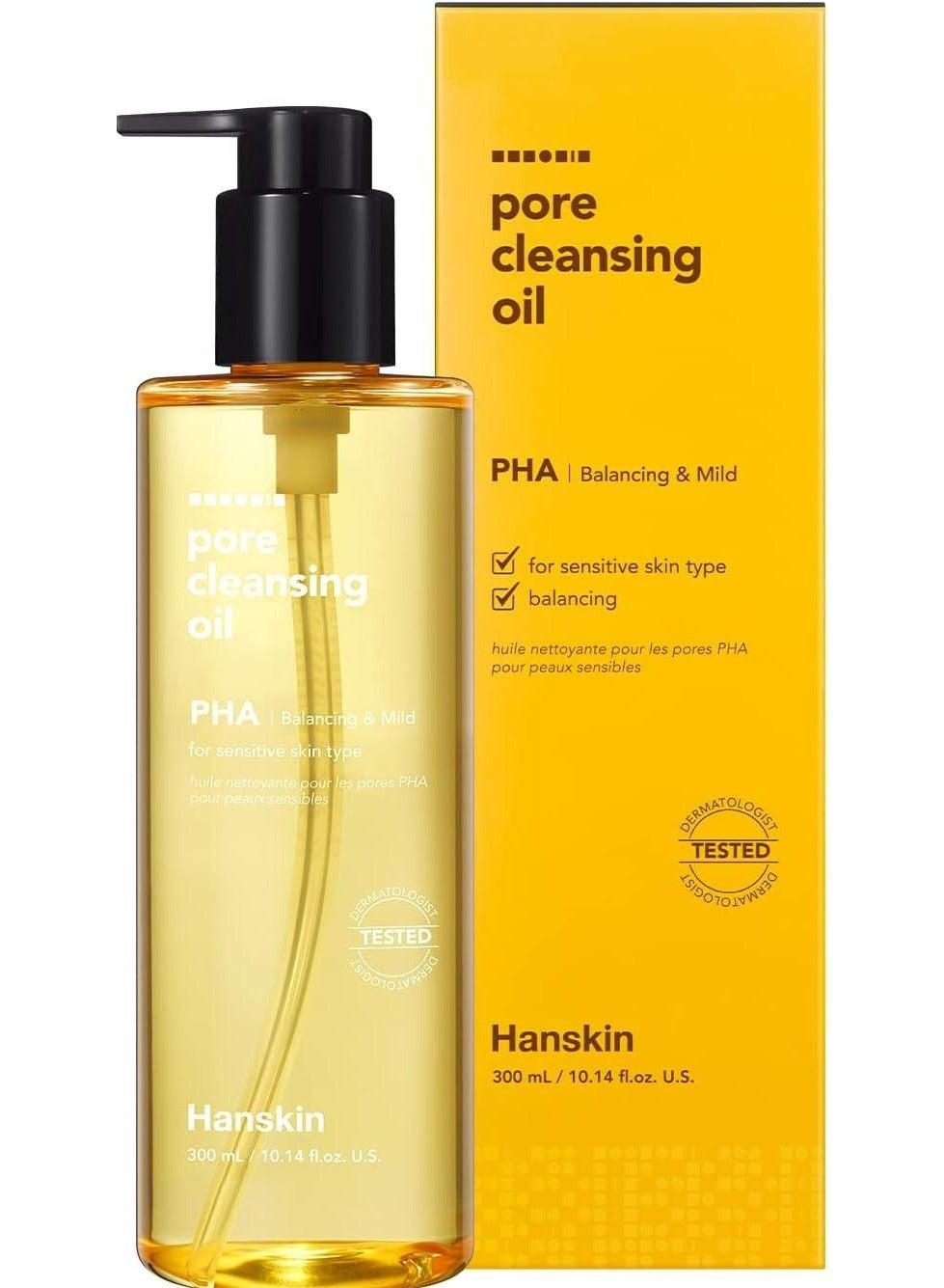 Hanskin PHA Pore-Cleansing Oil 300ml: Gentle Rebalance - Image 1