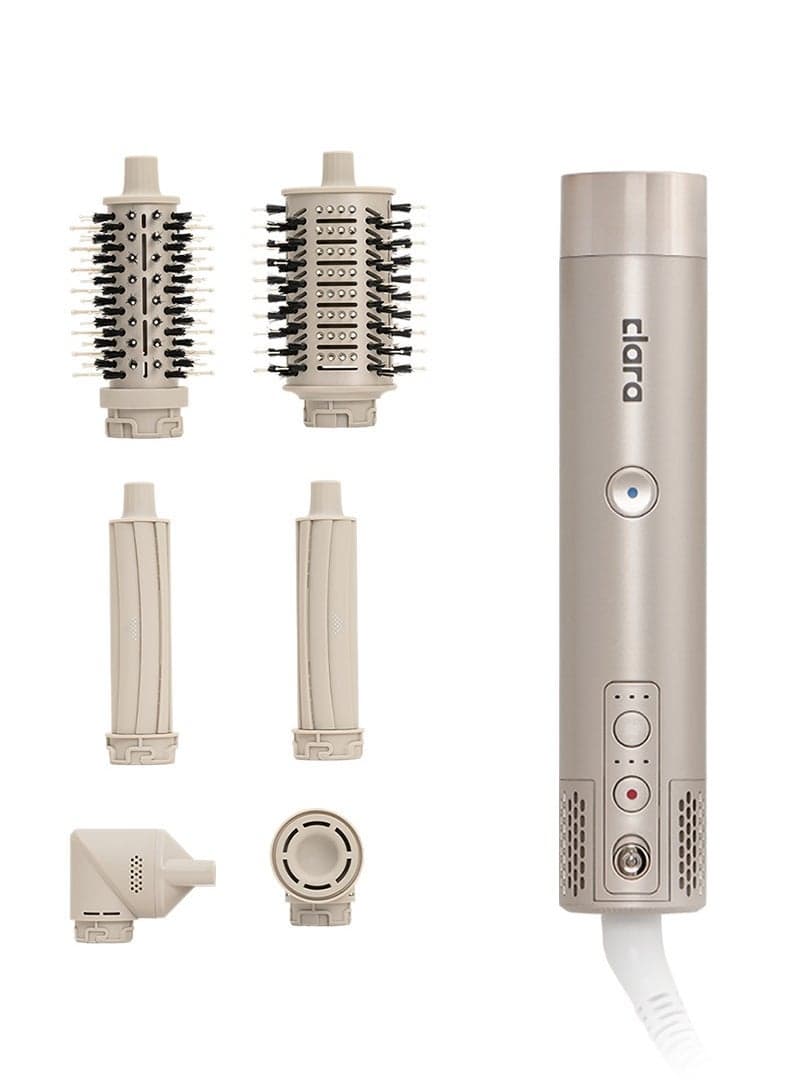 Clara Multi Styler C018 – Ultimate 6-in-1 Hair Styling Tool in Rose Gold - Image 1