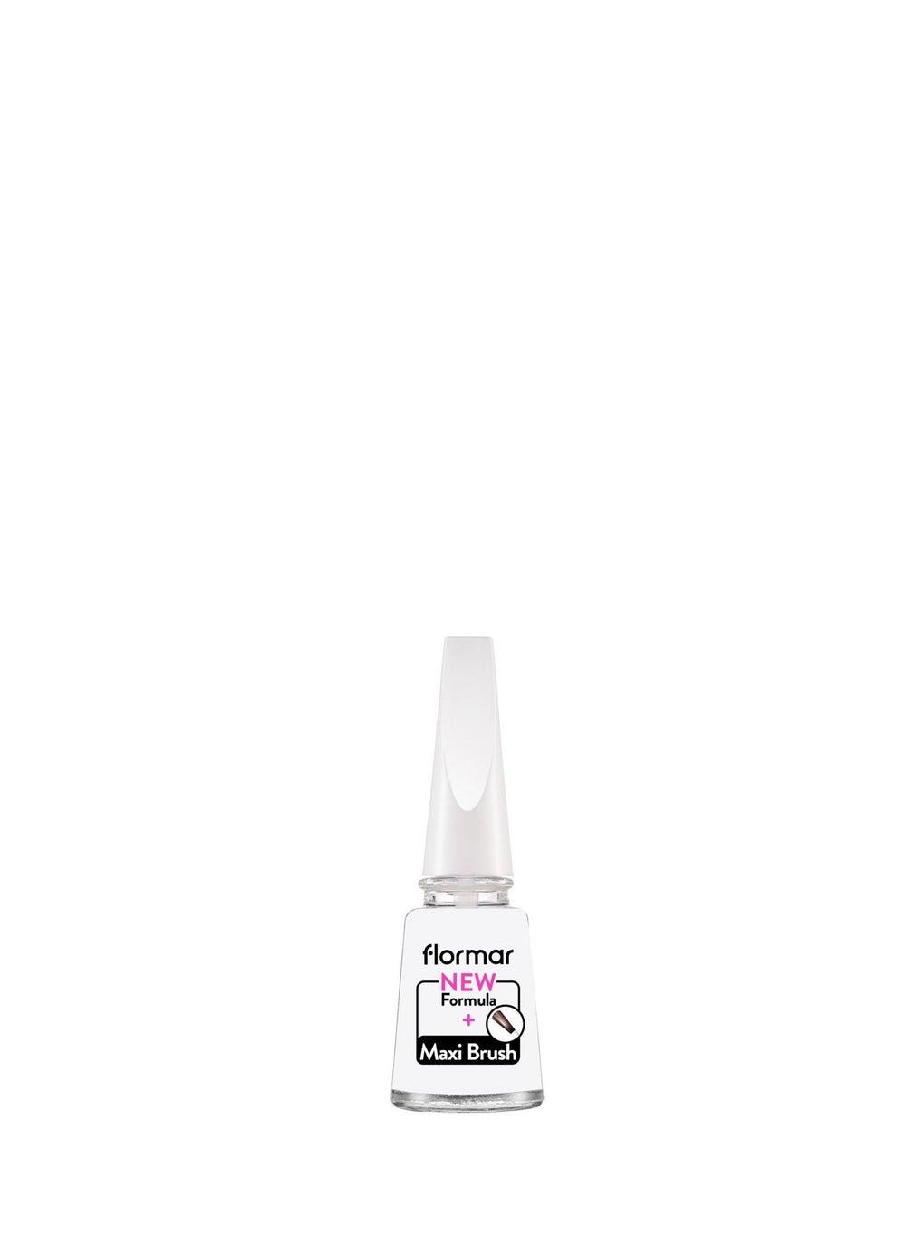 Flormar Classic 400 Bright White Nail Enamel - Image 1