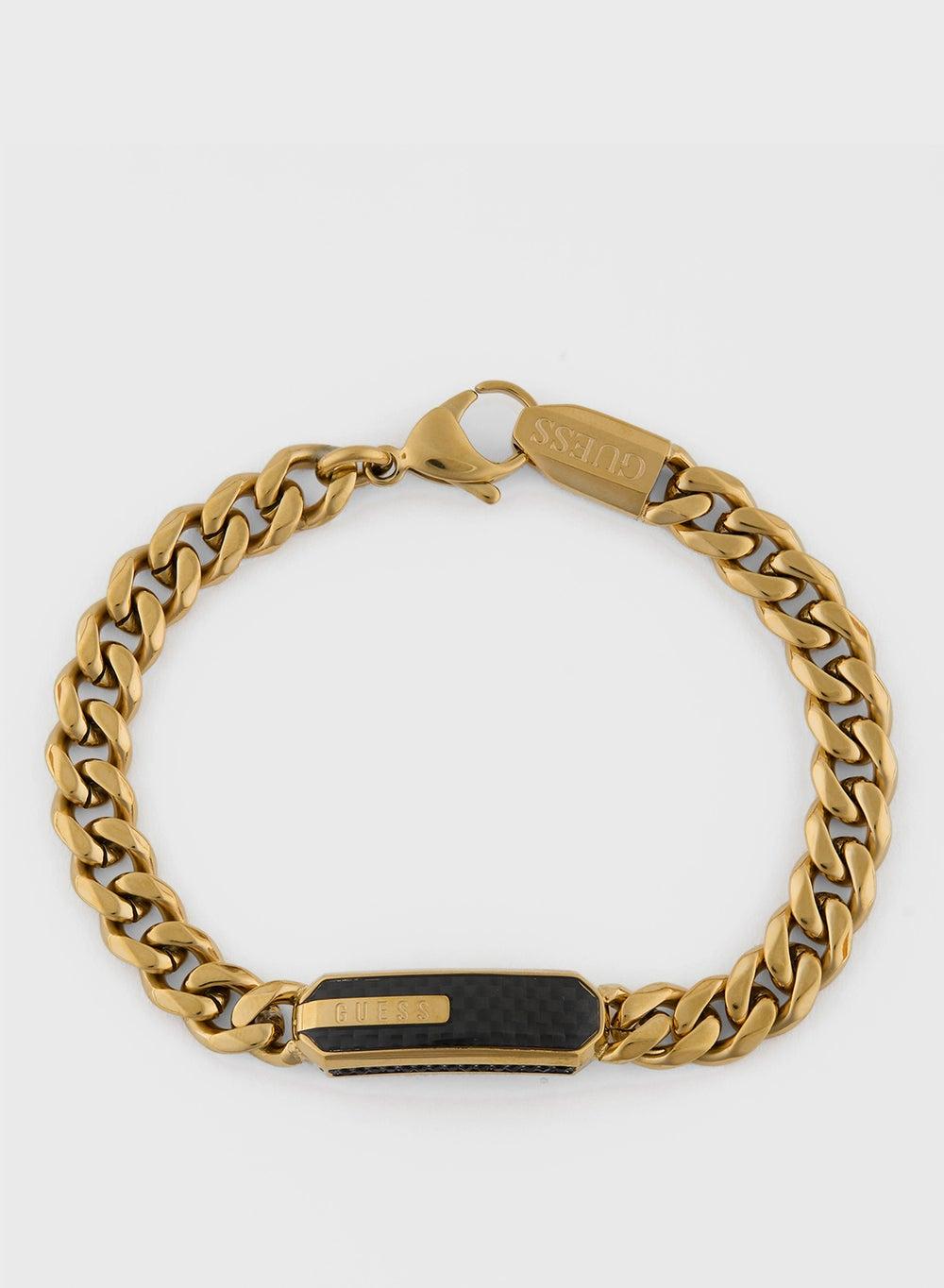 GUESS Men's Chain Detailed Bracelet with Lobster Claw Clasp - Image 1