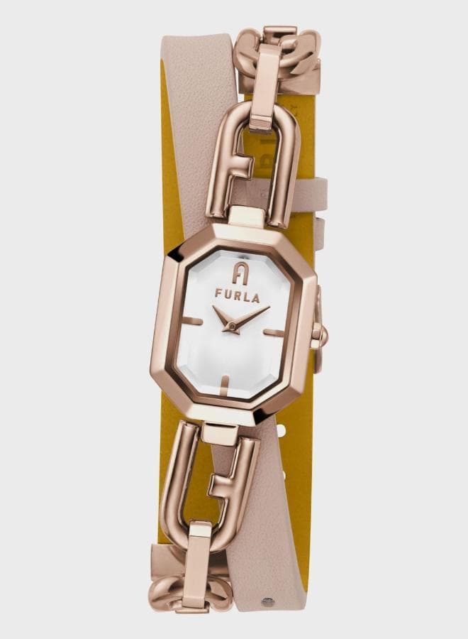 Furla Elegant Women's Steel Strap Analog Watch - Image 1