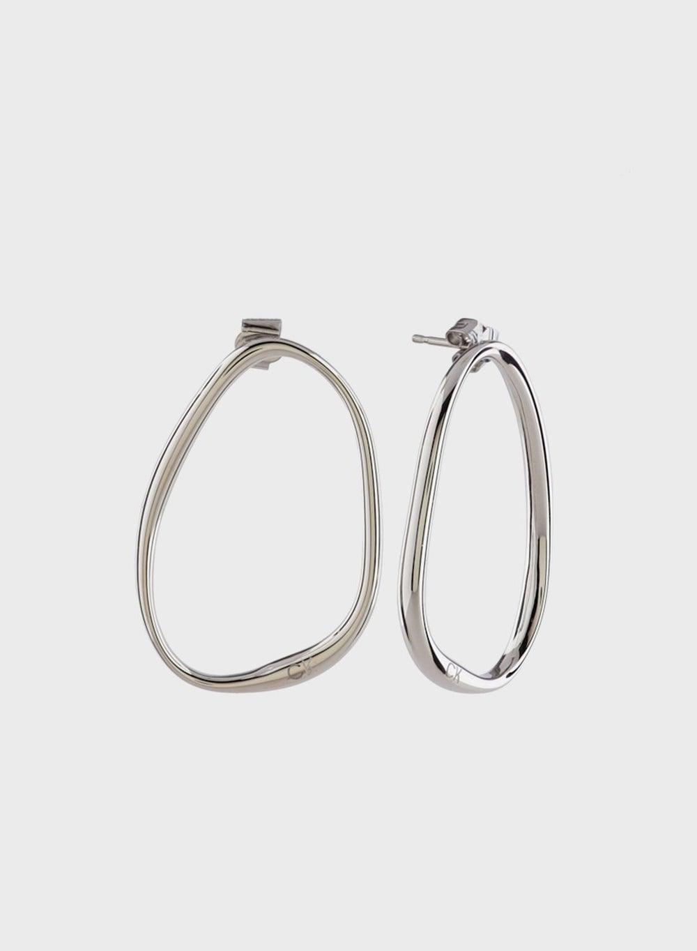 Calvin Klein Stainless Steel Elegant Curve Earrings - Image 1