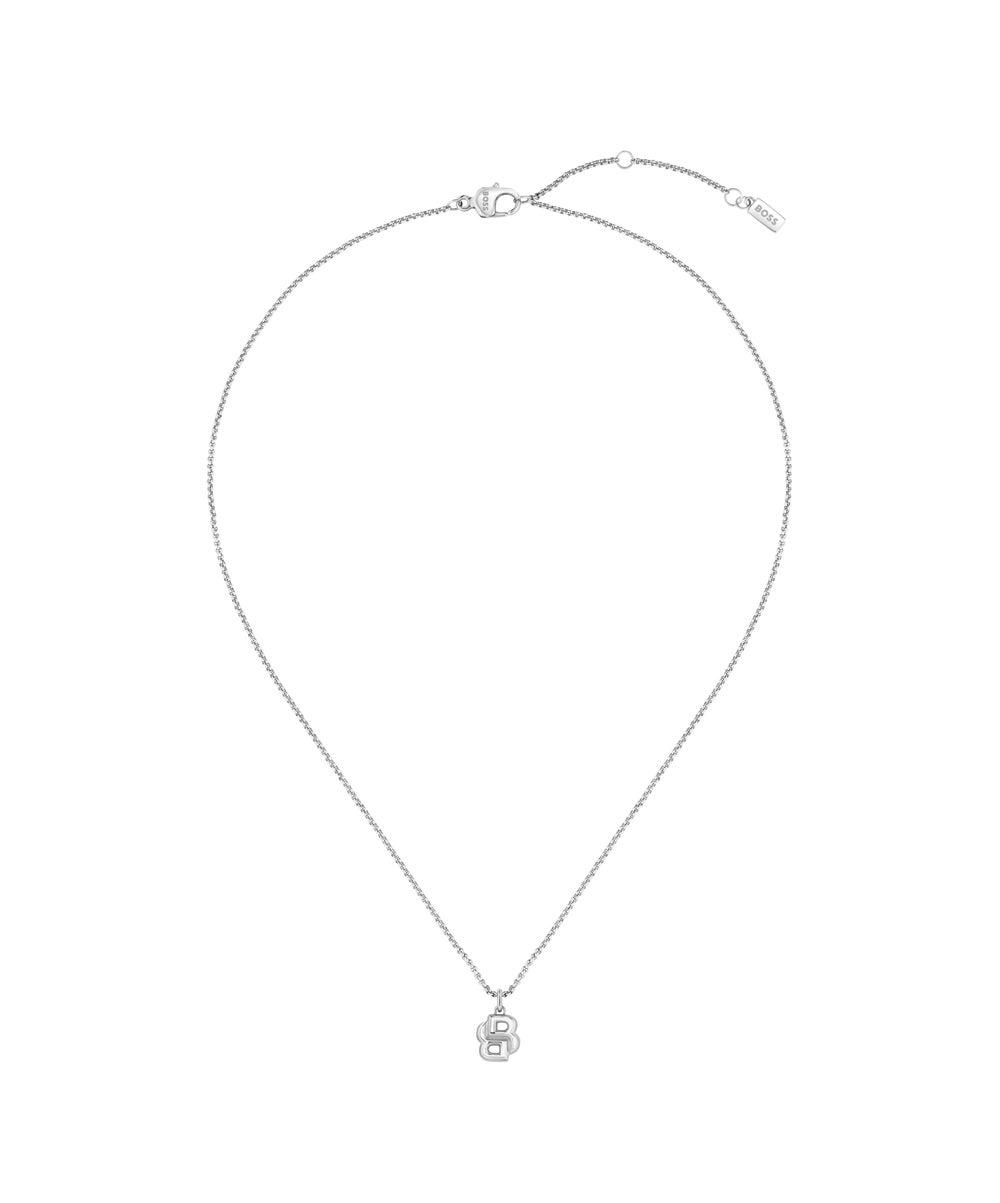 BOSS Double B Petit Women's Necklace - Silver-Tone Elegance - Image 1