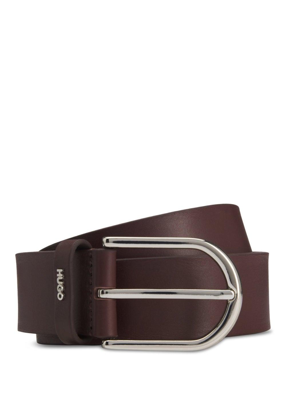 HUGO Chic Leather Belt for Women with Logo Detail - Image 1