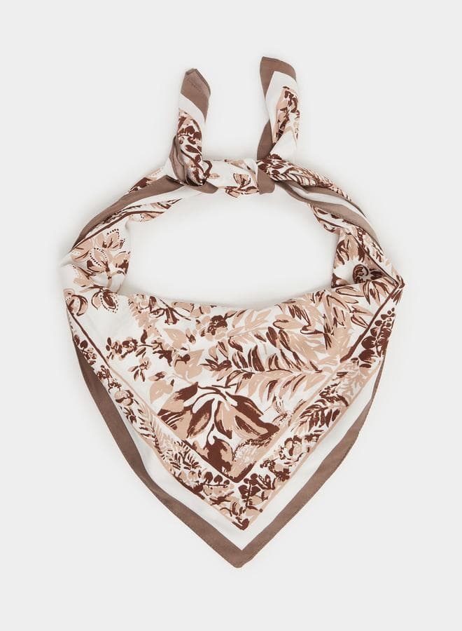 Styli Tropical Elegance: Vibrant Print Scarf - Image 1