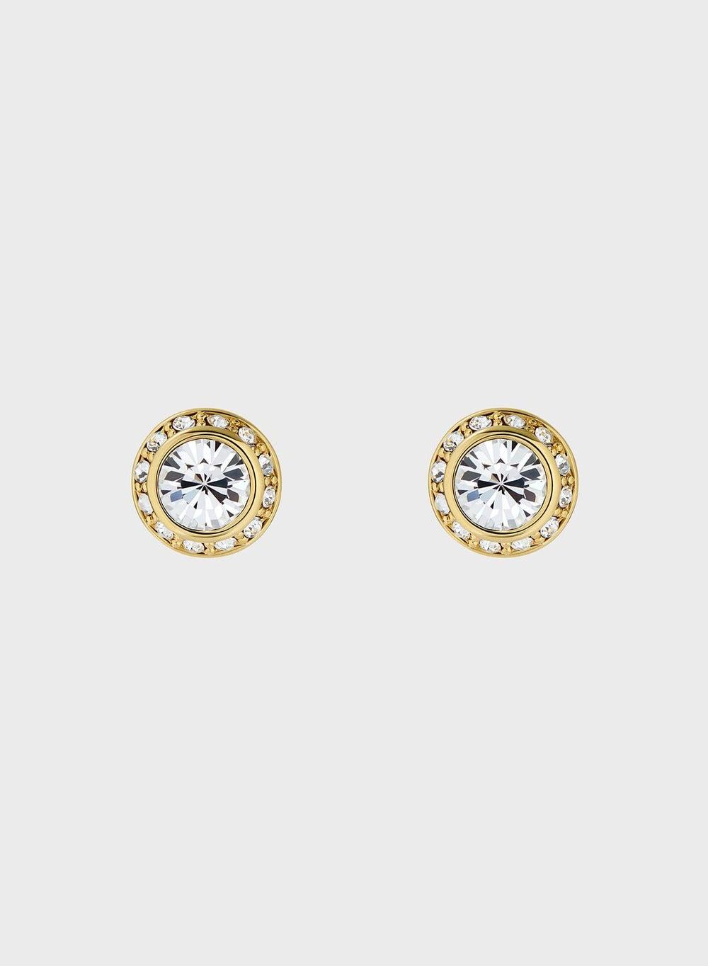 Ted Baker Soletia Gold-Plated Crystal Halo Stud Earrings - Image 1