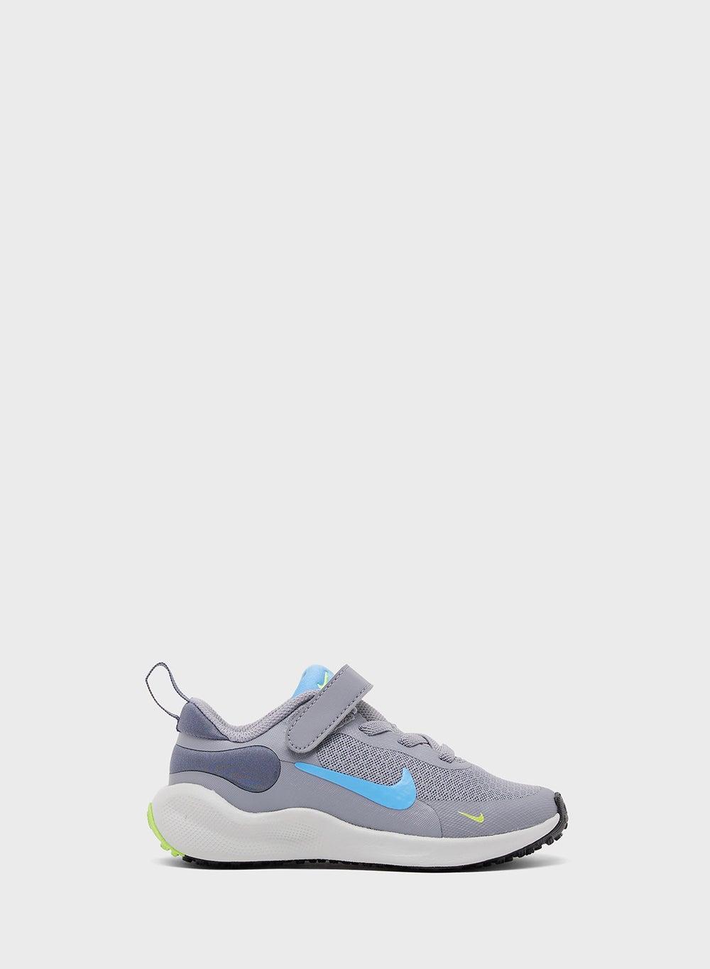 Kids Revolution 7 V: Boys' Grey & Blue Sports Trainers - Image 1
