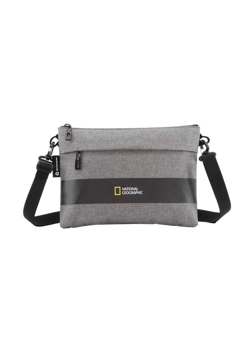 NATIONAL GEOGRAPHIC Shadow RPET Grey Multi-Functional Shoulder Bag - Image 1