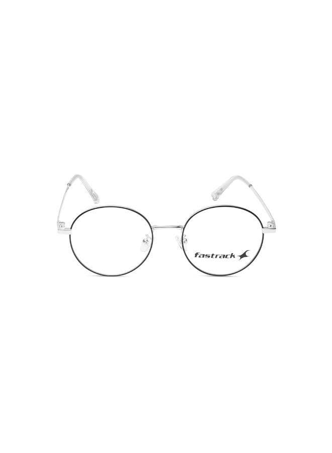Fastrack Silver Round Rimmed Eyeglasses: Timeless Elegance - Image 1