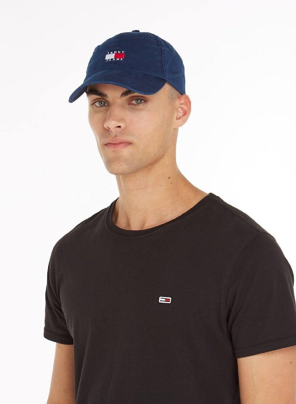 TOMMY JEANS Dark Night Navy Organic Cotton Cap - Image 1
