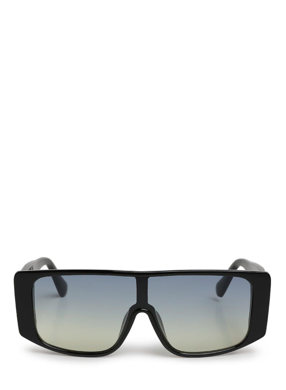 London Rag Black Cushioned Oversized Sunglasses for Women - Image 1