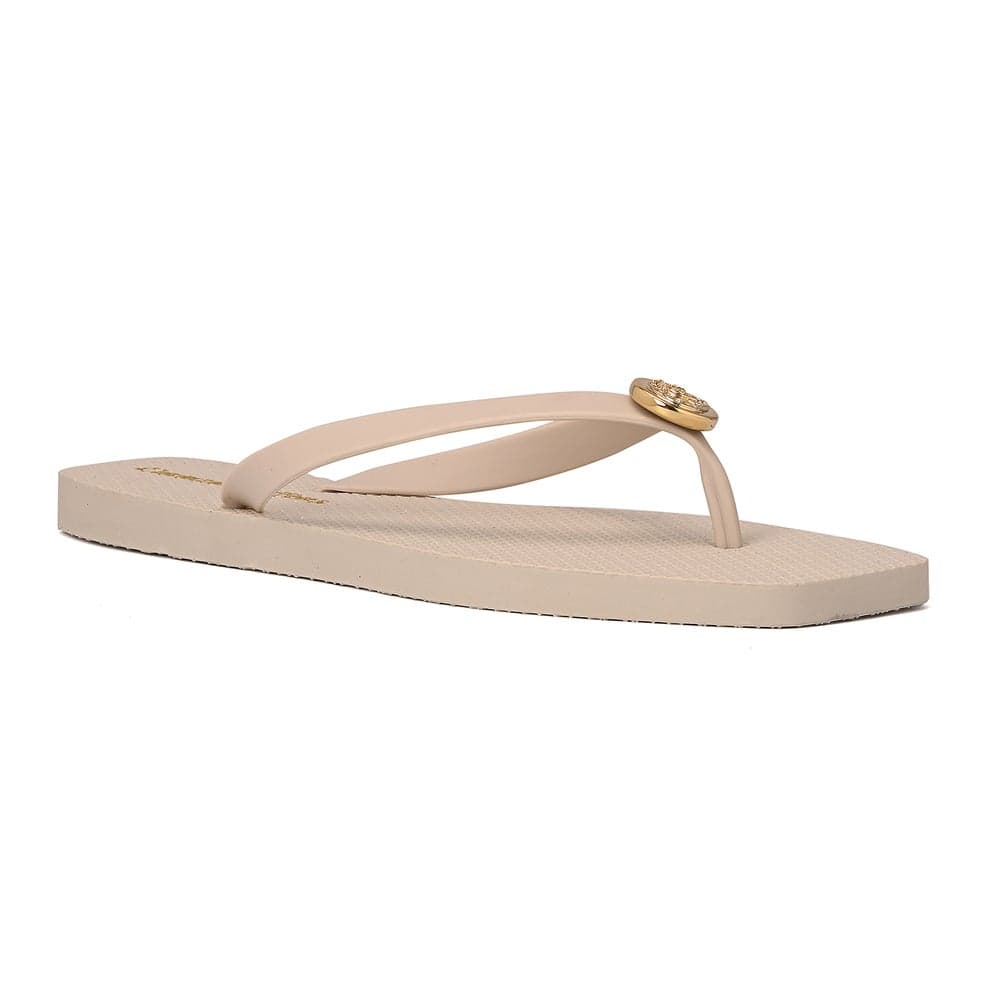 Elegant Off-White Flip-Flops - Classic Brazilian Craftsmanship - Image 1